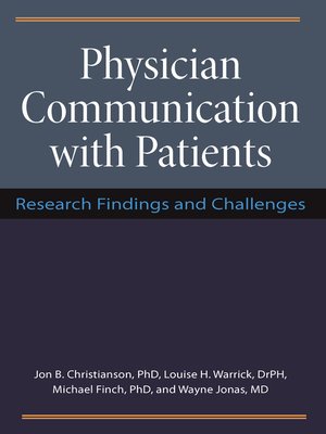 cover image of Physician Communication with Patients